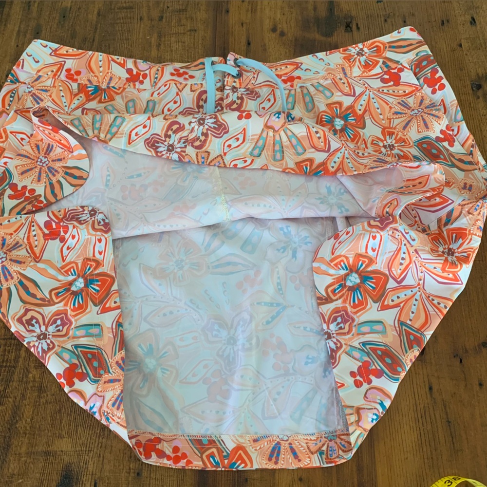 Ripskirt Hawaii Pinwheel Tropical Front Tie Skirt QuickDry Beach Travel Sz XXL - Picture 10 of 11